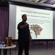 Palestra na Biblioteca Monteiro Lobato